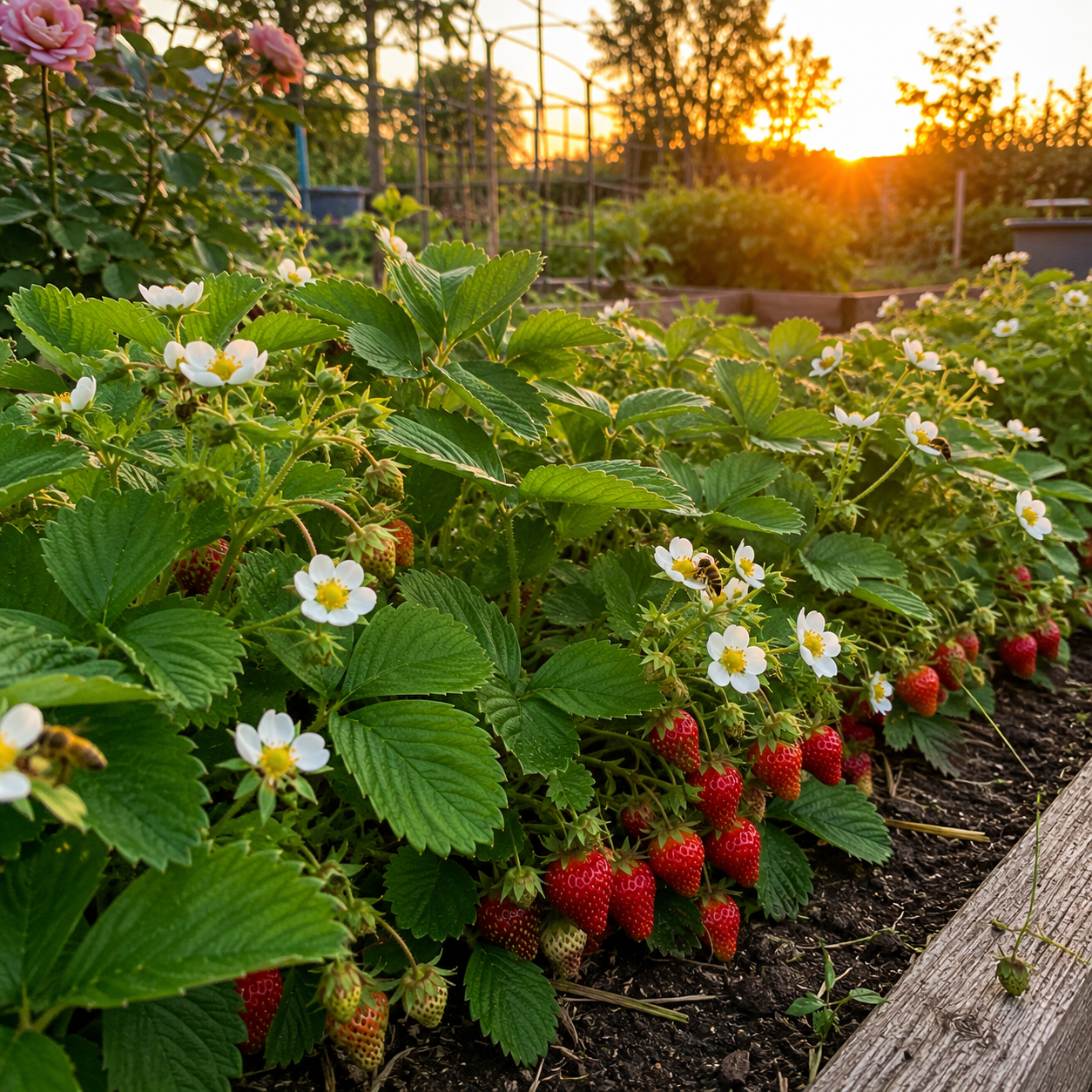 Red Wonder Strawberry Seeds aka Fraises des Bois | Alpine Everbearing Strawberry | Heirloom Sweet Red Berries | Non-GMO 25 + seeds