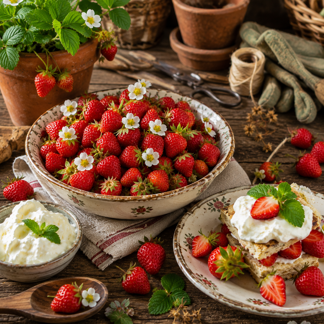 Red Wonder Strawberry Seeds aka Fraises des Bois | Alpine Everbearing Strawberry | Heirloom Sweet Red Berries | Non-GMO 25 + seeds