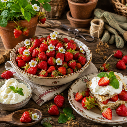 Red Wonder Strawberry Seeds aka Fraises des Bois | Alpine Everbearing Strawberry | Heirloom Sweet Red Berries | Non-GMO 25 + seeds
