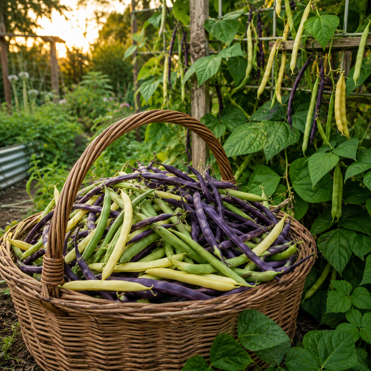 Mardi Gras Blend Organic Bean Seeds – Colorful Heirloom Dry Bean Mix 20 seeds