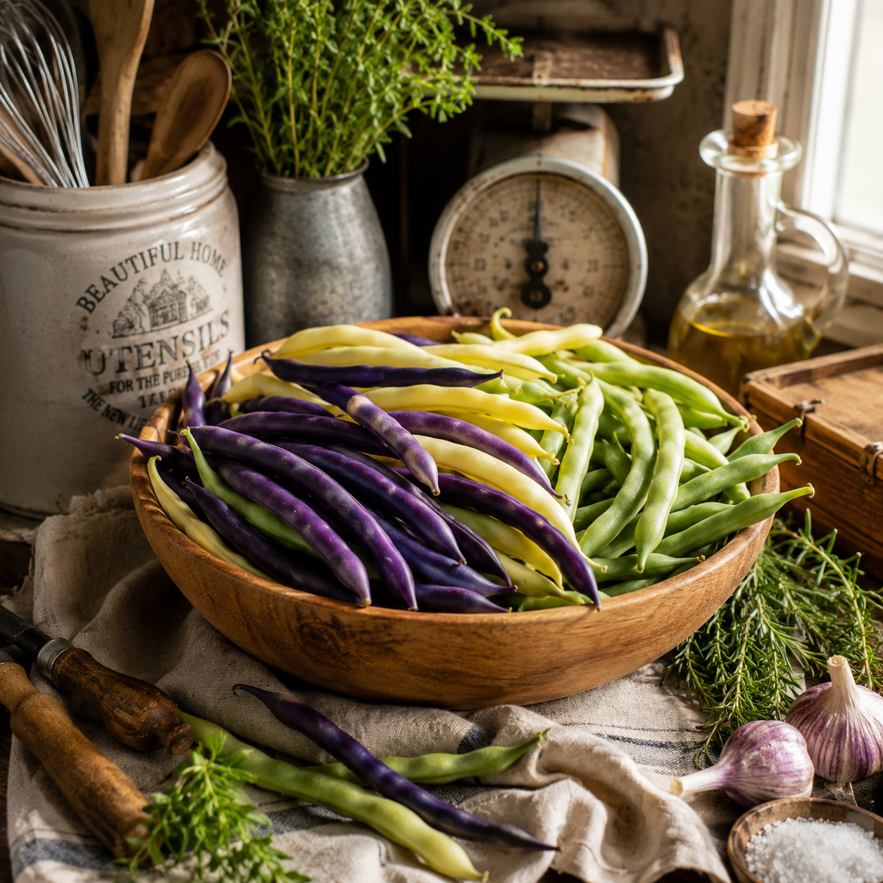 Mardi Gras Blend Organic Bean Seeds – Colorful Heirloom Dry Bean Mix 20 seeds