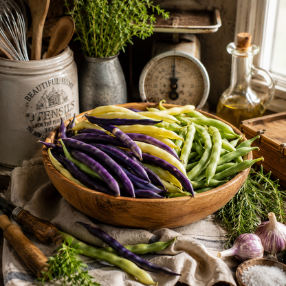 Mardi Gras Blend Organic Bean Seeds – Colorful Heirloom Dry Bean Mix 20 seeds