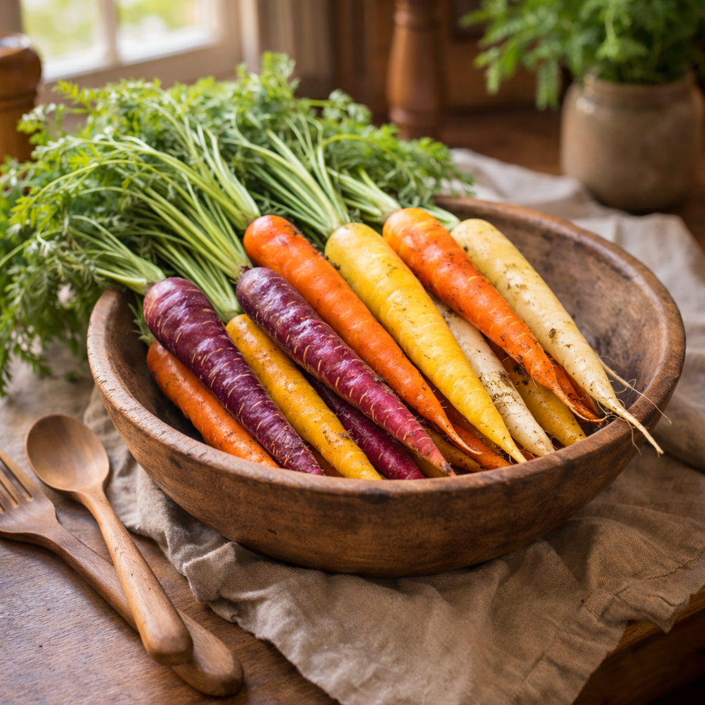 Rainbow Mix Carrot Seeds  Colorful Heirloom Carrots | Purple Yellow Orange White Carrots | Non GMO Garden Seeds