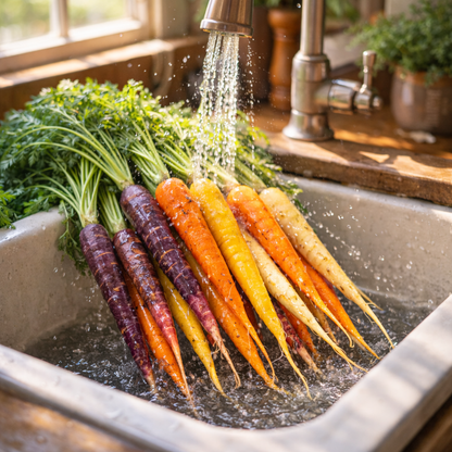Rainbow Mix Carrot Seeds  Colorful Heirloom Carrots | Purple Yellow Orange White Carrots | Non GMO Garden Seeds