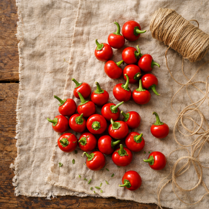 Red Cherry Sweet Pepper Seeds | Heirloom Sweet Pepper | Cherry Pepper Seeds