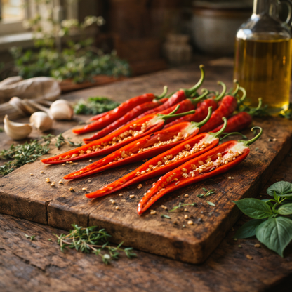Jimmy Nardello Sweet Pepper Seeds | Italian Heirloom Pepper Seeds | Long Red Frying Pepper