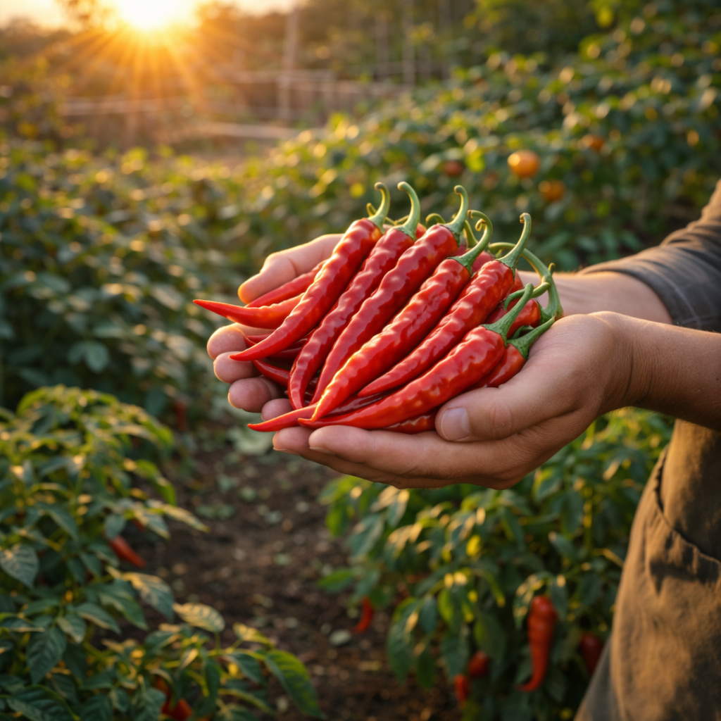 Jimmy Nardello Sweet Pepper Seeds | Italian Heirloom Pepper Seeds | Long Red Frying Pepper