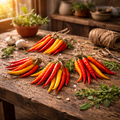 Cayenne Fiesta Blend Pepper Seeds | Hot Pepper Mix | Heirloom Chili Peppers