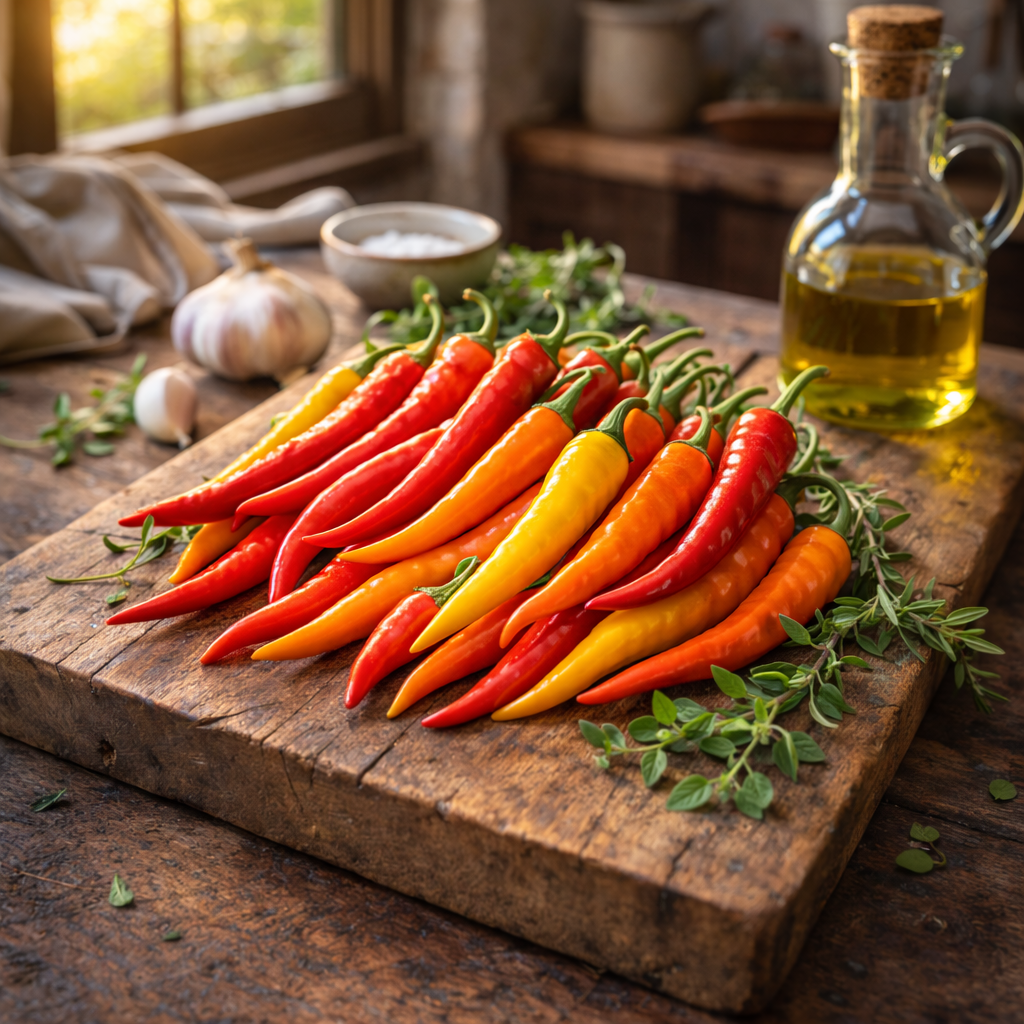Cayenne Fiesta Blend Pepper Seeds | Hot Pepper Mix | Heirloom Chili Peppers