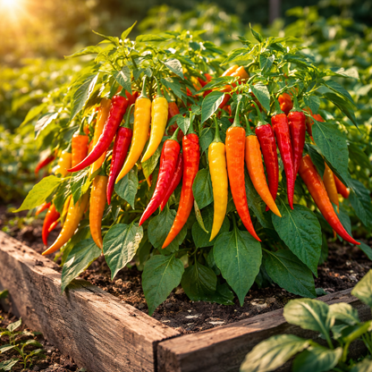 Cayenne Fiesta Blend Pepper Seeds | Hot Pepper Mix | Heirloom Chili Peppers