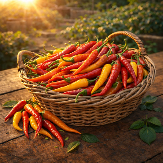 Cayenne Fiesta Blend Pepper Seeds | Hot Pepper Mix | Heirloom Chili Peppers