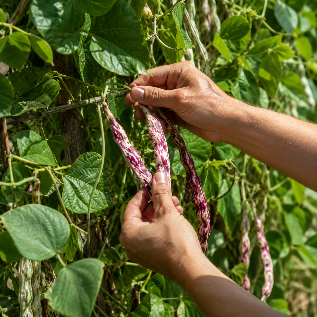 Christmas Pole Lima Bean Seeds – Heirloom Pole Bean Seeds for Dry Beans & Fresh Eating