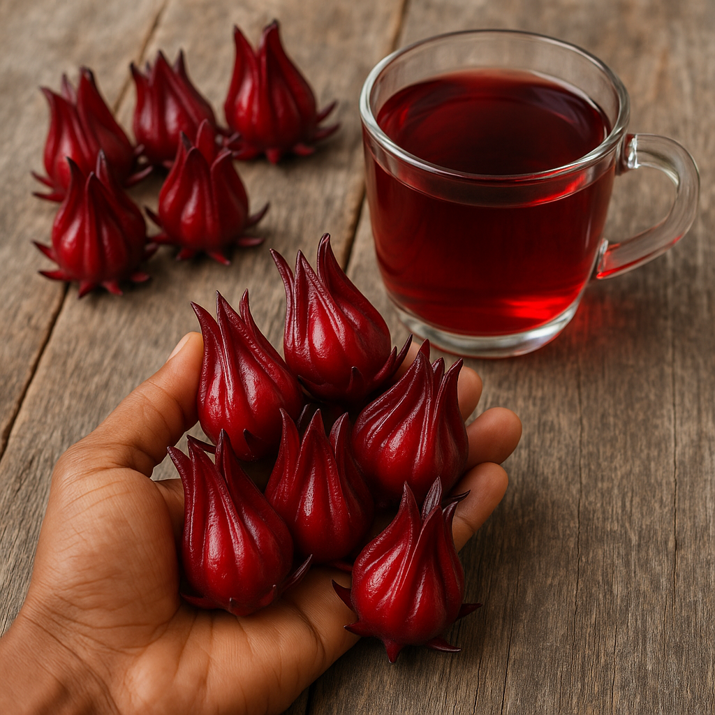 Roselle ‘Jamaica Sorrel’ Asian Sour Leaf (Hibiscus)Seeds 🌺