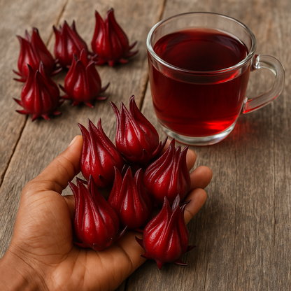 Roselle ‘Jamaica Sorrel’ Asian Sour Leaf (Hibiscus)Seeds 🌺