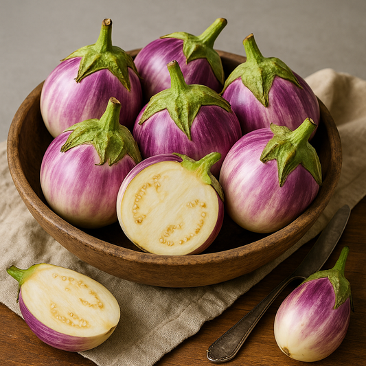Italian Rosa Bianca Eggplant Seeds