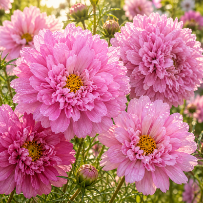 Double Click Rose BonBon Cosmos Seeds – Double Rose Pink Cosmos