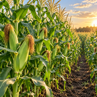 Bodacious Corn 25+Seeds – Sweet Yellow Hybrid Corn – Tender Juicy Ears