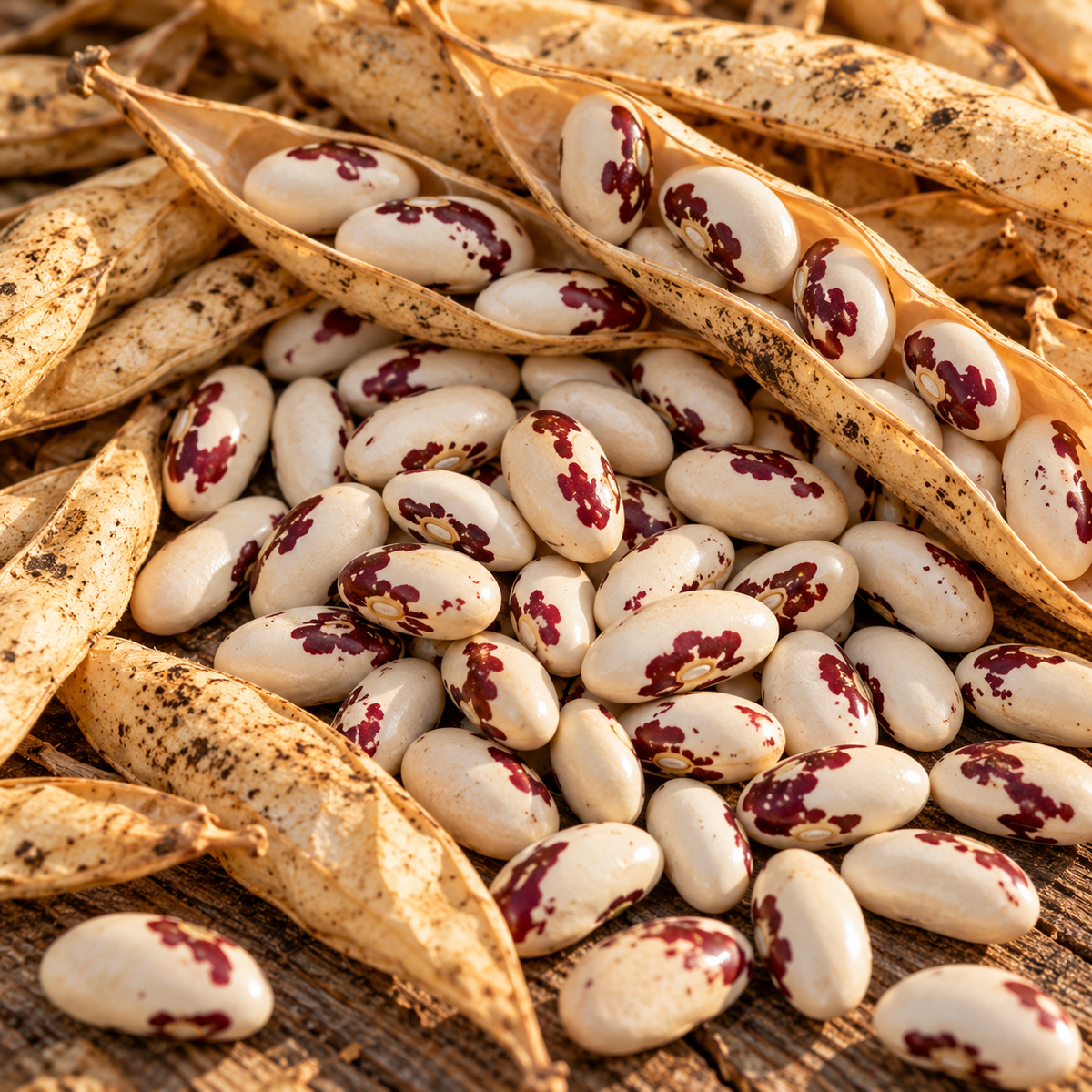 Soldier Bean 25+Seeds — Heirloom Dry Bean Seeds for Soup, Baking