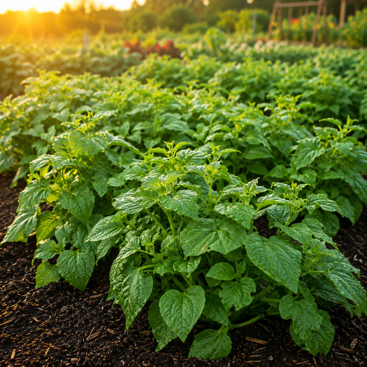New Zealand Spinach 25+Seeds – Heat Tolerant Leafy Green – Tender Summer Spinach