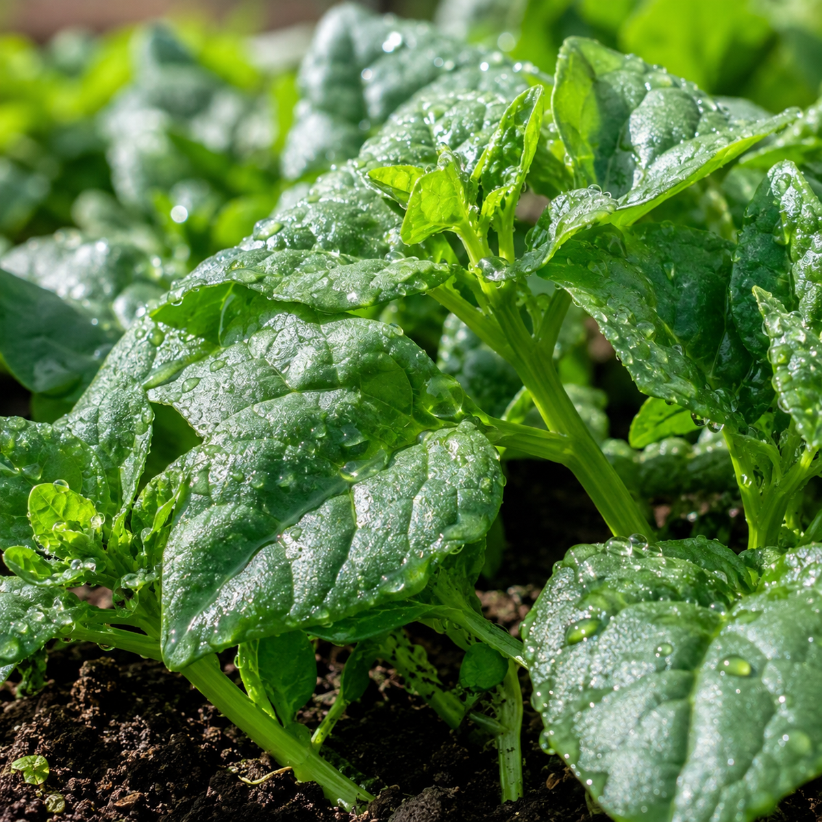 New Zealand Spinach 25+Seeds – Heat Tolerant Leafy Green – Tender Summer Spinach