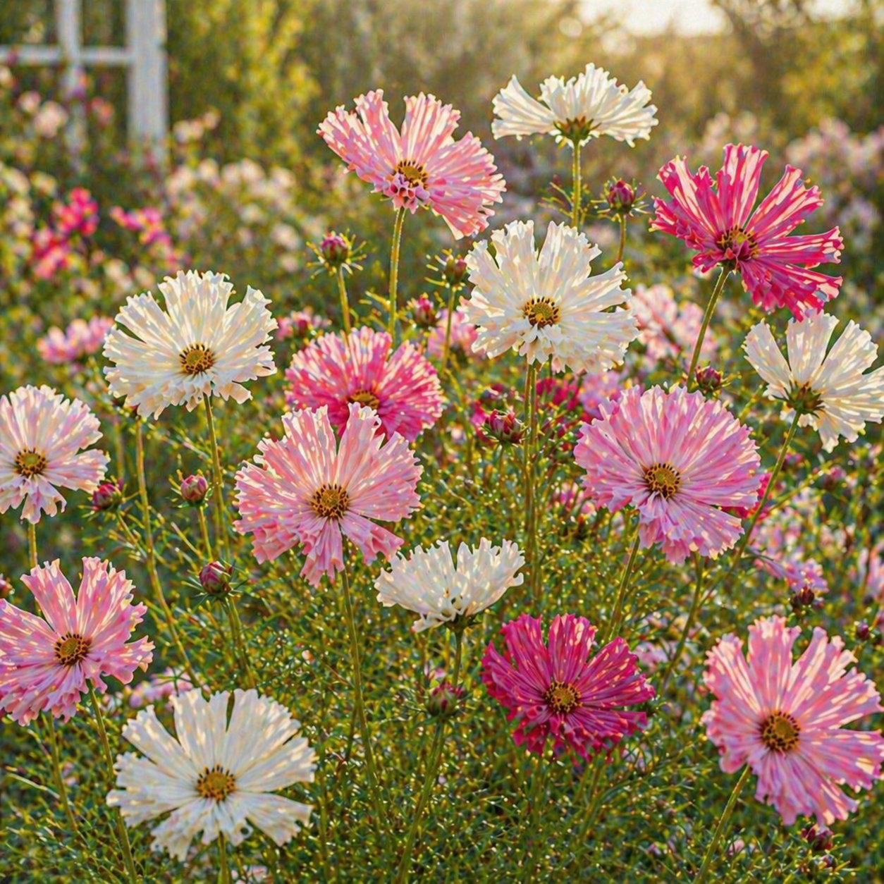 Sea Shells Mix Cosmos Seeds – Heirloom Flower Seeds – Unique Tubular Petals