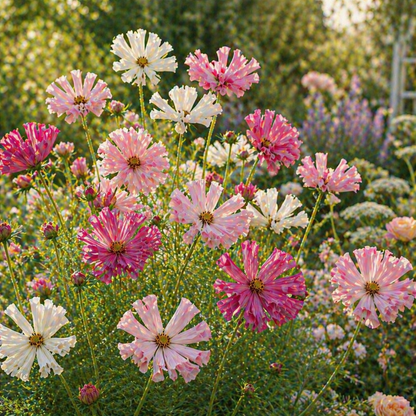 Sea Shells Mix Cosmos Seeds – Heirloom Flower Seeds – Unique Tubular Petals