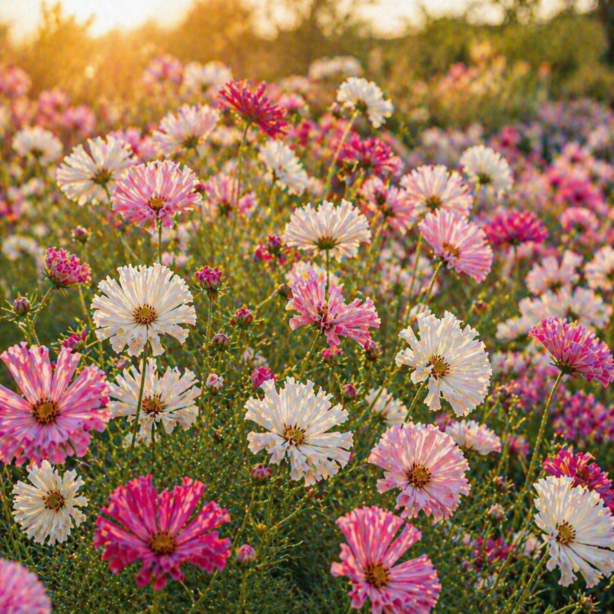 Sea Shells Mix Cosmos Seeds – Heirloom Flower Seeds – Unique Tubular Petals