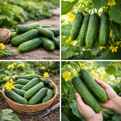 Marketmore 76 Cucumber Seeds | Heirloom Slicing Cucumber | High Yield Garden Vegetable