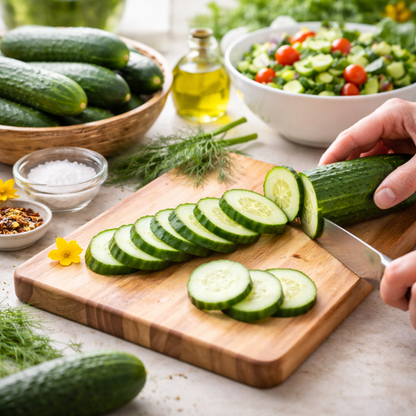 Marketmore 76 Cucumber Seeds | Heirloom Slicing Cucumber | High Yield Garden Vegetable