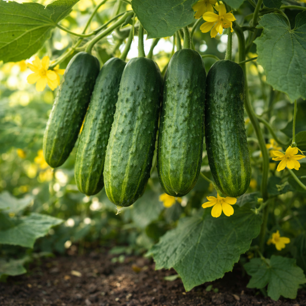 Marketmore 76 Cucumber Seeds | Heirloom Slicing Cucumber | High Yield Garden Vegetable