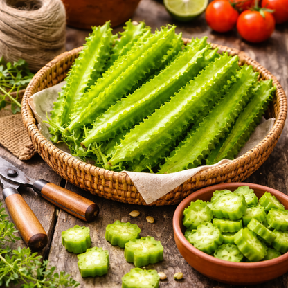 Winged Bean Seeds – Asparagus Pea / Dragon Bean, Crunchy 4-Wing Gourmet Pods 10 seeds