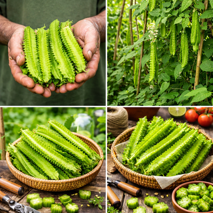 Winged Bean Seeds – Asparagus Pea / Dragon Bean, Crunchy 4-Wing Gourmet Pods 10 seeds