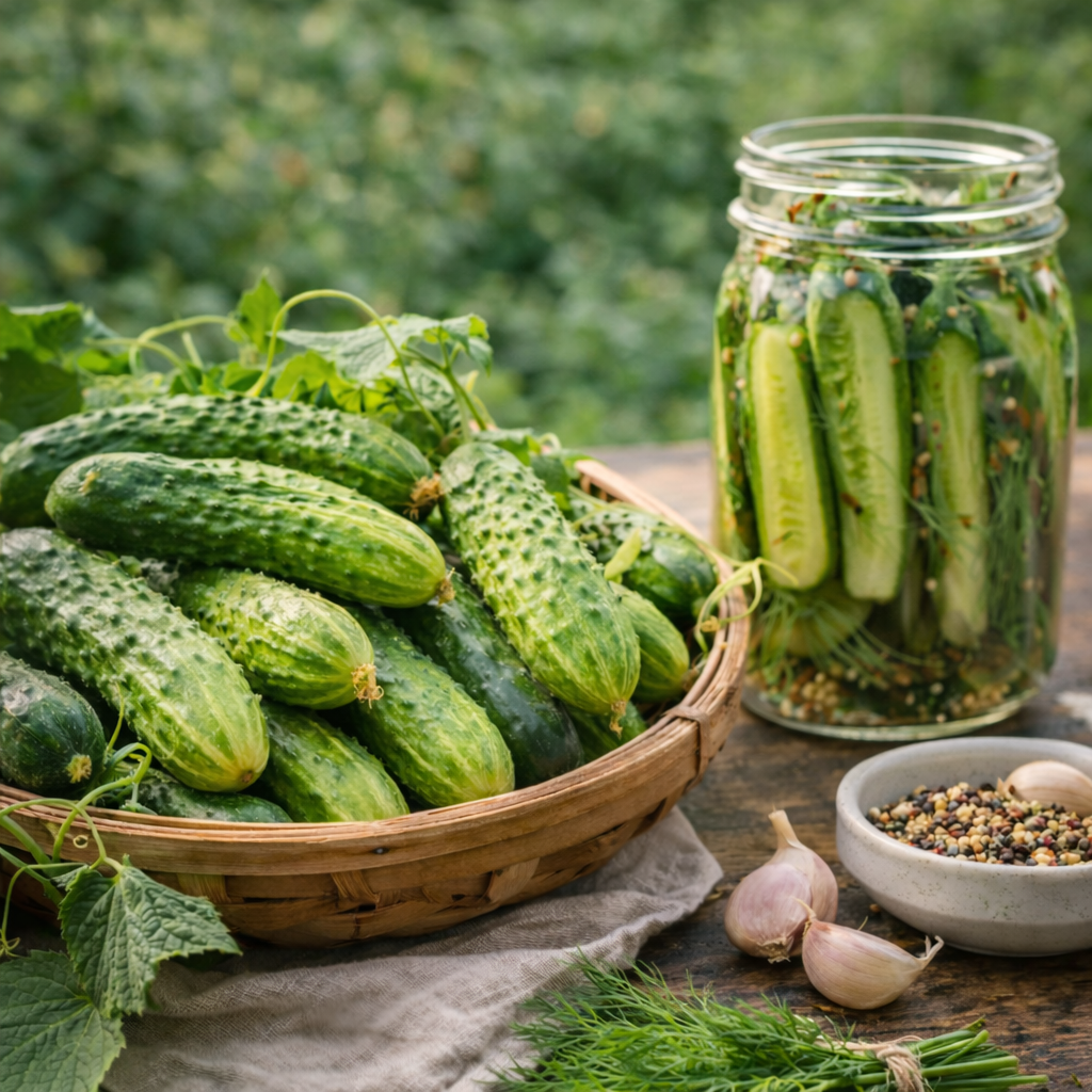 Wisconsin SMR Pickling - Cucumber Seeds | Crisp, Disease-Resistant Heirloom Cucumbers