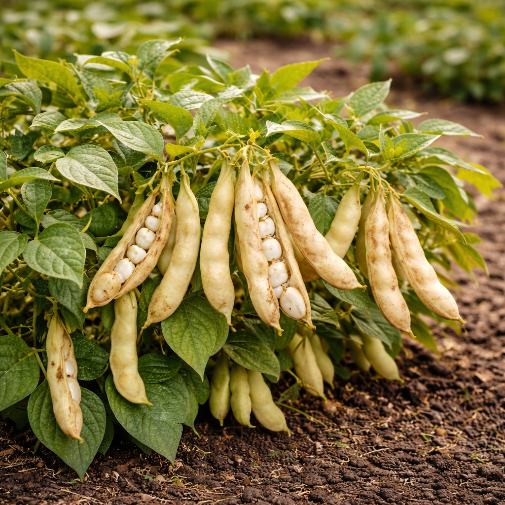 Organic Bean Seeds – Bush Cannellini | Heirloom White Beans for Cooking & Drying