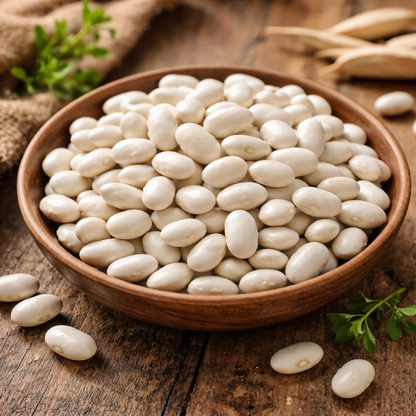 Organic Bean Seeds – Bush Cannellini | Heirloom White Beans for Cooking & Drying