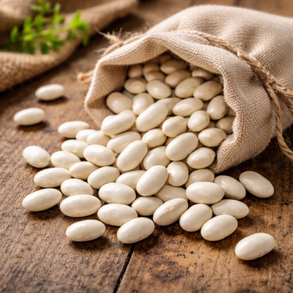 Organic Bean Seeds – Bush Cannellini | Heirloom White Beans for Cooking & Drying