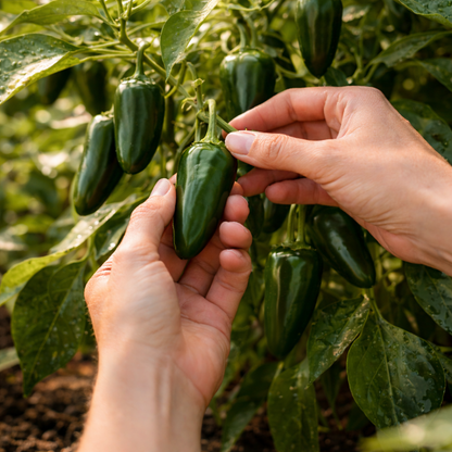 Organic Jalapeño Pepper Seeds | Hot Pepper | Heavy Producer | Great for Salsa, Nachos & Pickling