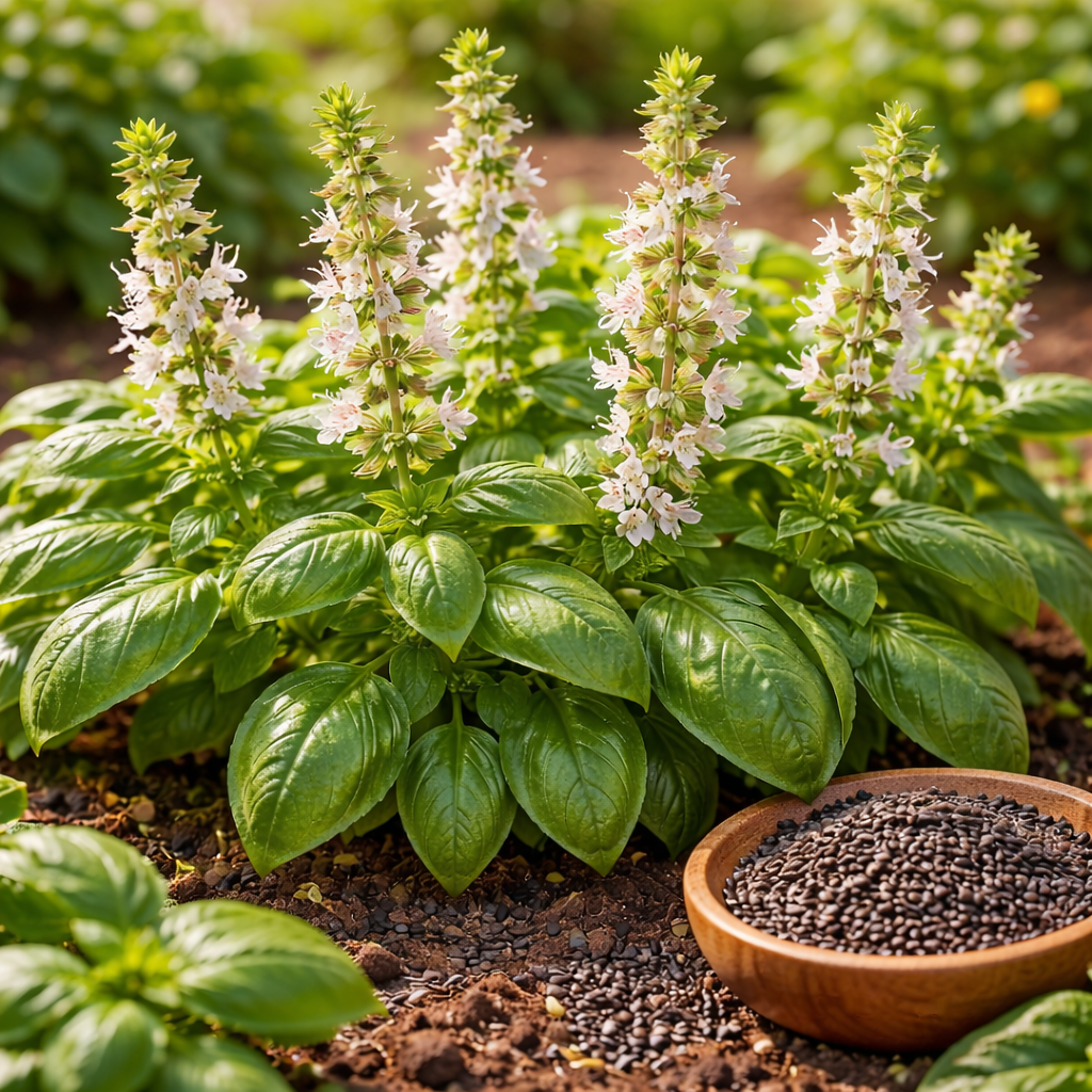Persian Basil Seeds | Heirloom Aromatic Herb | Home Garden & Containers