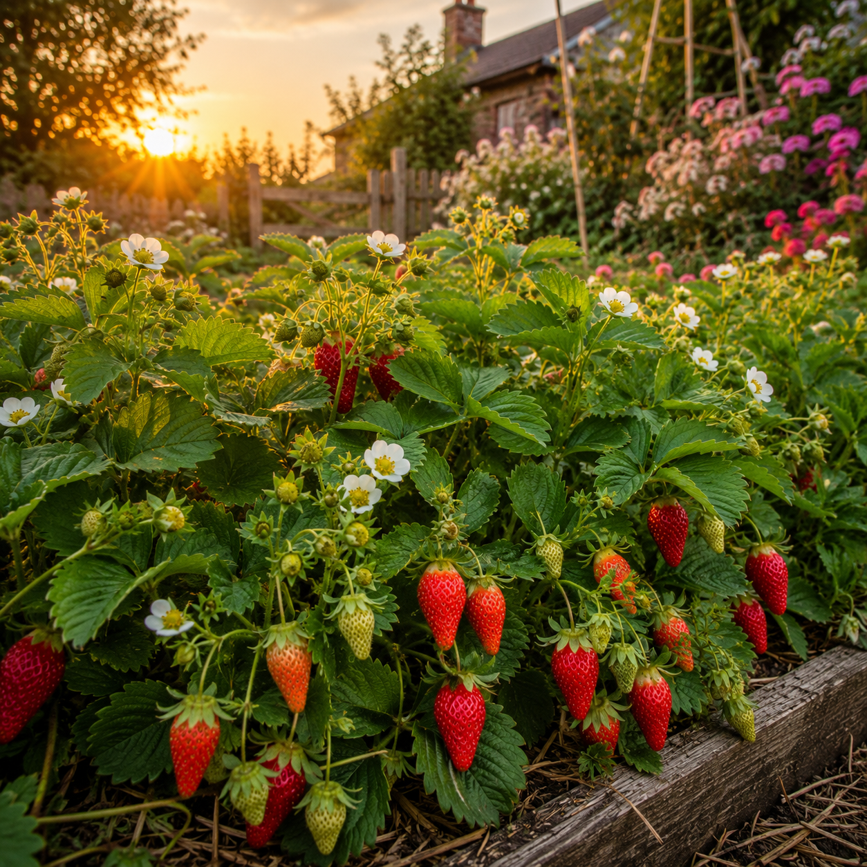 Alexandria Strawberry Seeds | Alpine Everbearing Strawberry | Sweet Red Berries | Heirloom Non-GMO 50+seeds
