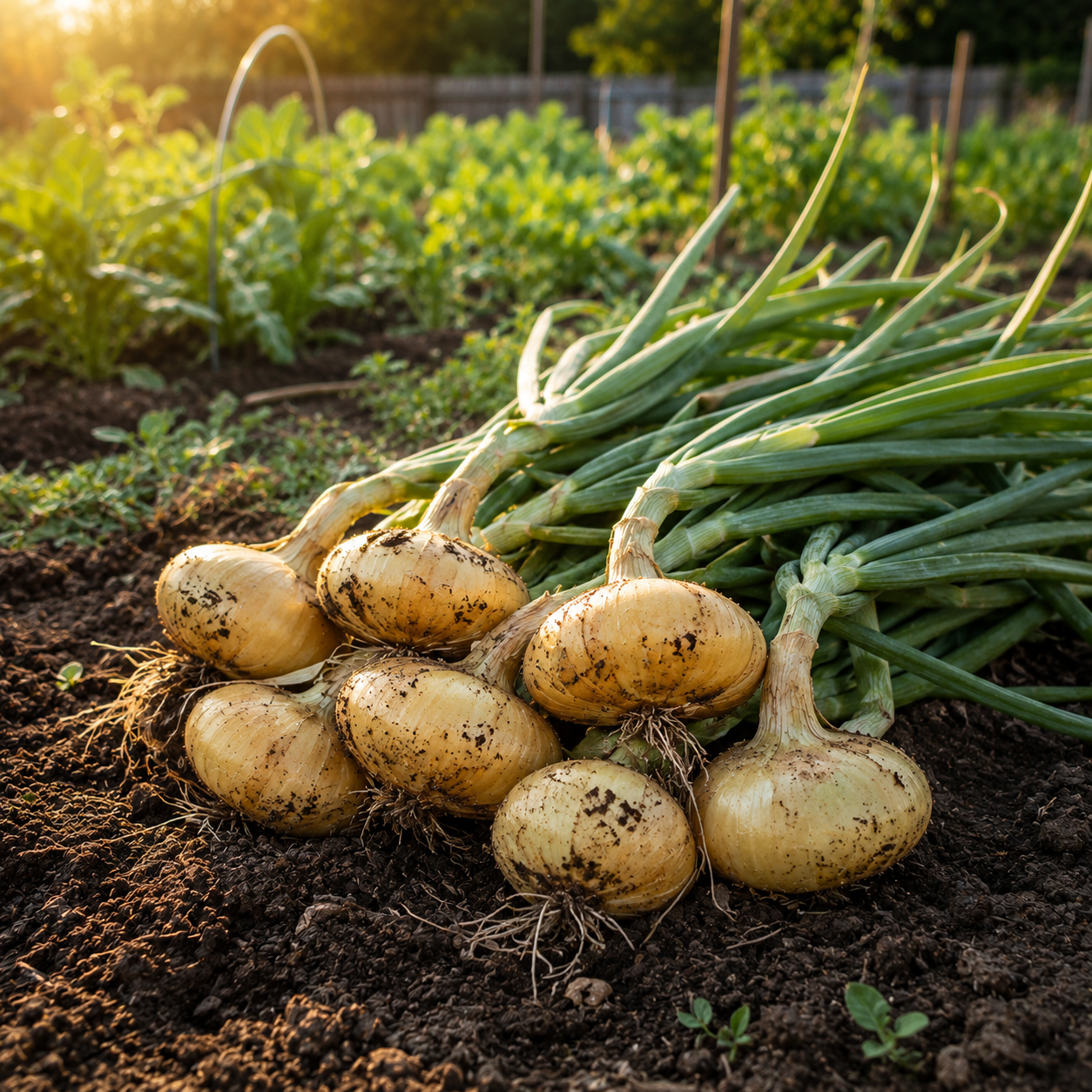 Cipollini Yellow Onion Seeds – Sweet Italian Heirloom Onion – Flat Golden Bulbs 100 seeds
