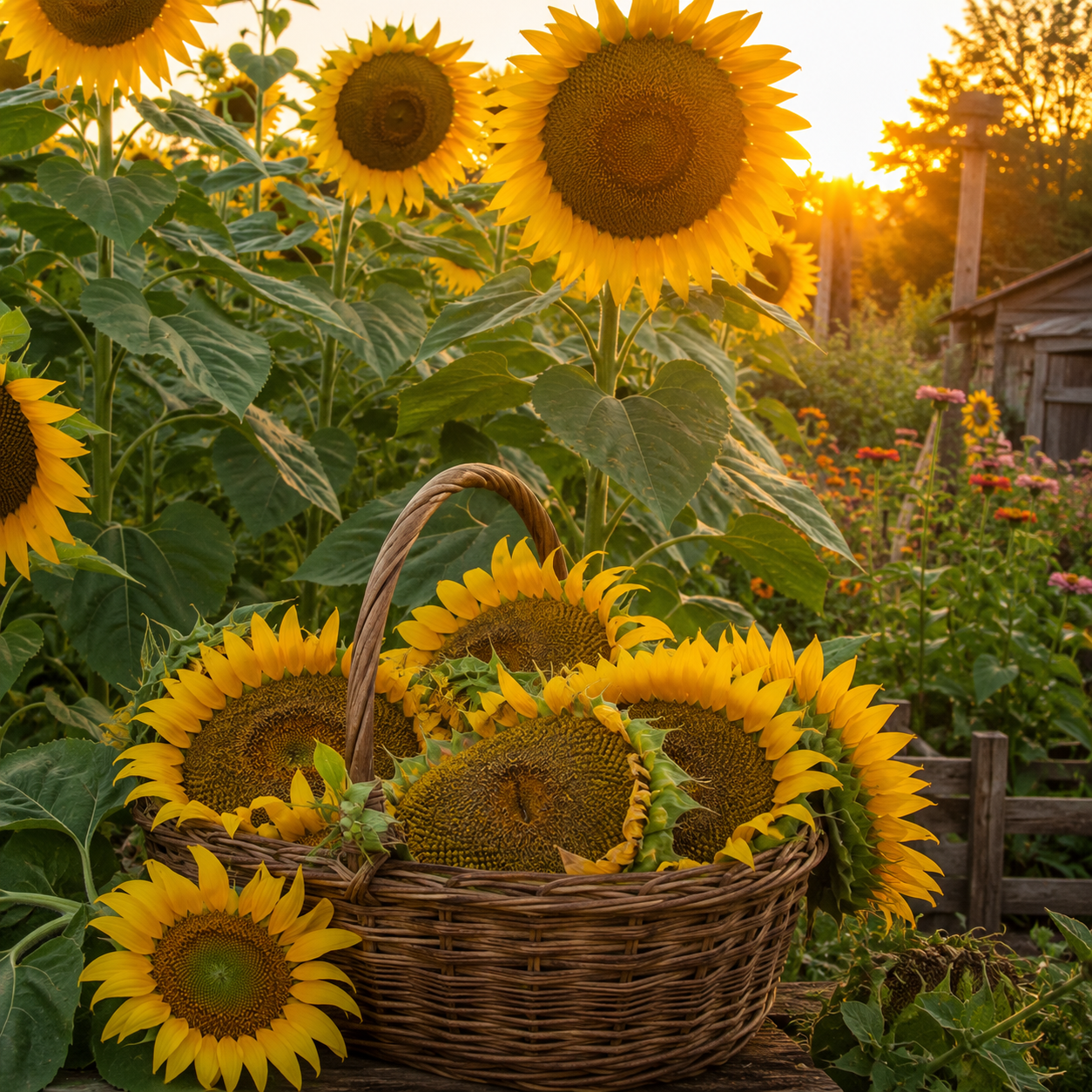 American Giant (F1) Sunflower Seeds | Giant Yellow Sunflowers | Tall Annual Flower | Pollinator Friendly Garden 20+ seeds