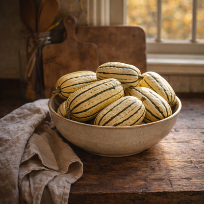 Delicata Squash Seeds – Heirloom Winter Squash – Sweet Creamy Flavor