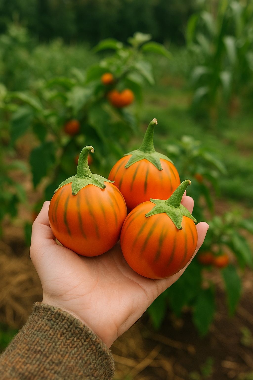 Turkish Orange Eggplant Seeds – Scarlet / Ethiopian Eggplant