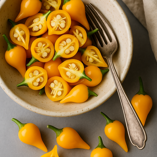Biquinho Yellow Hot Chili Pepper Seeds