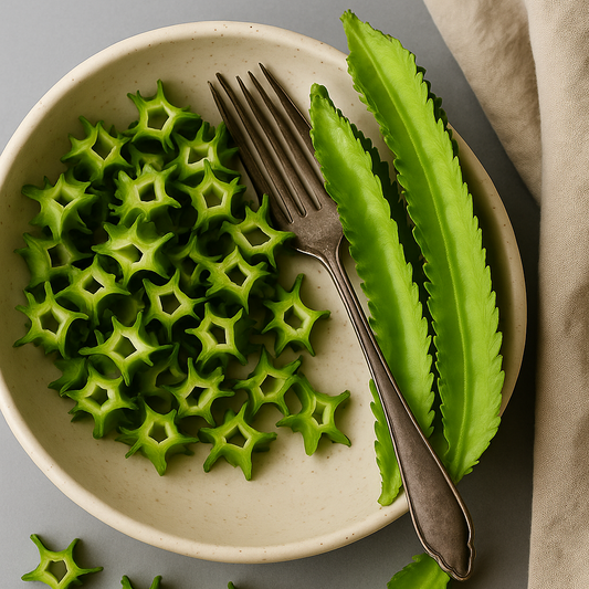 Winged Bean Seeds – Asparagus Pea / Dragon Bean, Crunchy 4-Wing Gourmet Pods