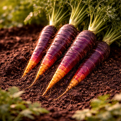 Cosmic Purple Carrot Seeds – Heirloom  – Sweet Crisp Roots – Unique Garden Vegetables