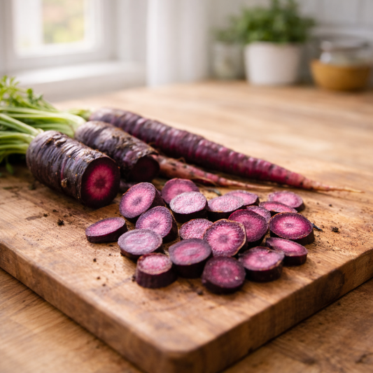 Black Nebula Carrot Seeds – Deep Purple Carrots – Heirloom  – Unique Garden Carrots – High Antioxidant