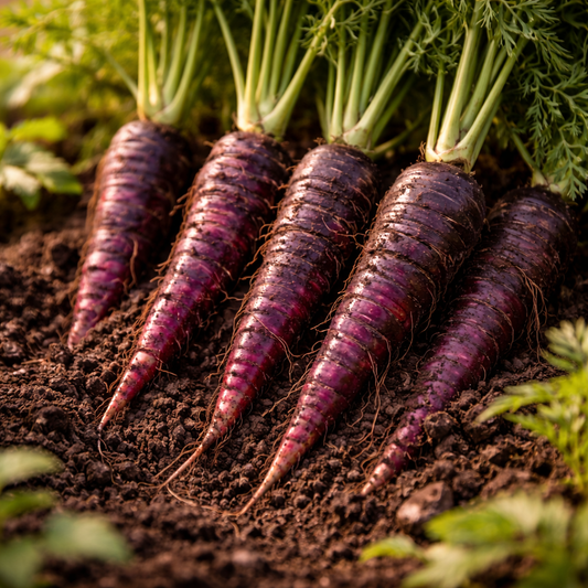 Black Nebula Carrot Seeds – Deep Purple Carrots – Heirloom  – Unique Garden Carrots – High Antioxidant