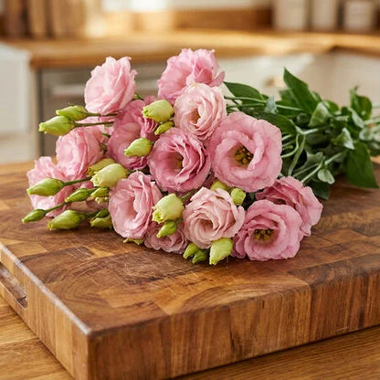 Rosita 2 Pink Flash F1 Lisianthus 10 Seeds – Double Pink Cut Flowers – Elegant Wedding Bouquet & Florist Flower Seeds