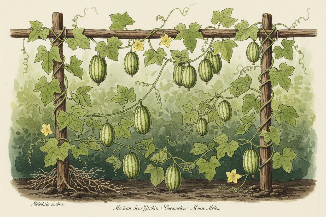 Mexican Sour Gherkin  Cucamelon Mouse Melon